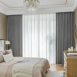 Cortinas lujosas estilo Jacquard para Hotel y Hospital, visillo moderno europeo de alta calidad