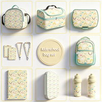 Kits de Papelería con Logotipo Personalizado, Estampado de Dibujos Animados, Mochila Infantil, Bolsa para Libros, Lonchera y Estuche para Lápices, Útiles Escolares