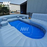 Grand toboggan gonflable en PVC pour parc aquatique d'été Jouets et structures de plein air pour jeux d'eau amusants