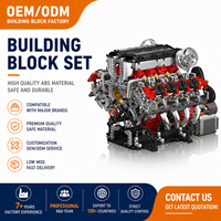 Mould King 10130 2718+PCS Blocs de construction de voiture avec moteur V8, modèle de moteur mécanique motorisé MOC, cadeau de collection pour les amateurs