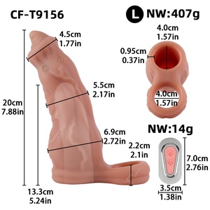 Extensor de Pene CITYFUN de 7 Pulgadas con Vibración, Estimulador Vaginal y Anal, Potenciador Sexual, Funda Vibradora para Agrandamiento del Pene - Product Image 3