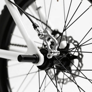 Vélo <span class=keywords><strong>BMX</strong></span> <span class=keywords><strong>Cruiser</strong></span> à grandes roues <span class=keywords><strong>24</strong></span> pouces, cadre en chromoly, vitesse unique, frein TEKTRO U, jantes en aluminium, selle réglable, adulte, usage urbain - Product Image 2
