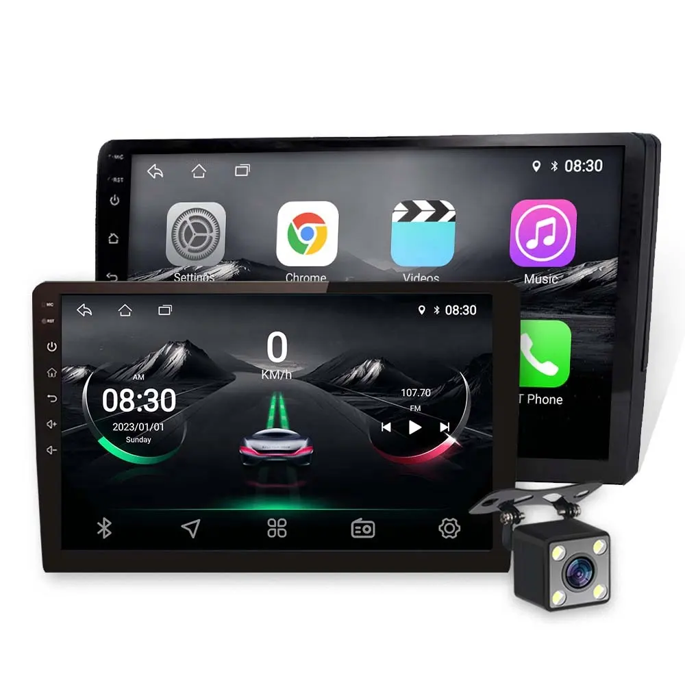 Nokta mal 2DIN IPS 2.5D ekran ASP AHD kamera araba dashboard monitör android ekran araç dvd oynatıcı oyuncu