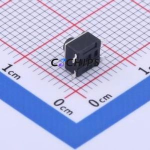 KH-4.5X4.5X4.3H-STM Tactile Switch SMD-4P,4.5x4.5mm Switch Single Pole Single Throw Round Button Vertical Mount 4.5mm - Product Image 2