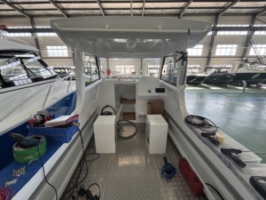 เรืออลูมิเนียมสำหรับตกปลาและพักผ่อน Allsea China ขนาด 6.25 เมตร พร้อมห้องโดยสาร เรือยอชท์สำหรับครอบครัว เรือสำหรับว่ายน้ำและล่องเรือแบบมืออาชีพ เรือเชื่อมสำหรับตกปลา - Product Image 5