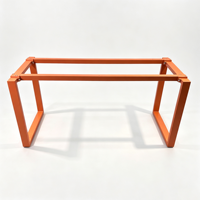 Table de travail industrielle robuste en métal, bureau d'ordinateur, table d'écriture pour bureau et atelier