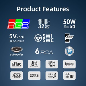 Sistema de Música para Auto BT, Reproductor Estéreo de 1 DIN con USB y Cargador para Auto, Formato de Audio Ape Bluetooth, Compre Reproductores <span class=keywords><strong>MP3</strong></span>, Reproductor de Música para Autos - Product Image 5
