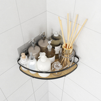 Étagère de rangement de douche en acrylique, organiseur de salle de bain, kit de plateaux, support mural 2026, panier de comptoir, crochet de rangement, tiroir de rangement