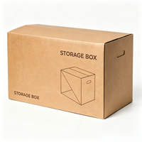 Boîte d'expédition en carton ondulé robuste avec logo personnalisé, grand carton de déménagement, boîte de rangement pour fruits, légumes, agriculture