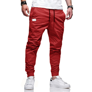 Pantalons de jogging <span class=keywords><strong>cargo</strong></span> de couleur unie RUICHI, décontractés, pour le sport, avec cordon de serrage, pantalons de jogging sportifs, pantalons <span class=keywords><strong>cargo</strong></span> pour hommes - Product Image 5