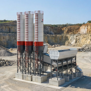 NFLG Marca CE ISO <span class=keywords><strong>Comprar</strong></span> Planta de hormigón usada Venta Móvil Pequeña Planta dosificadora de hormigón de mezcla seca 50m3h - Product Image 2