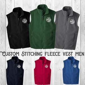 เสื้อกั๊กขนแกะปักโลโก้สำหรับผู้ชายเสื้อโค้ทสำหรับ F219ปักโลโก้ข้อความออกแบบได้ตามต้องการ - Product Image 5