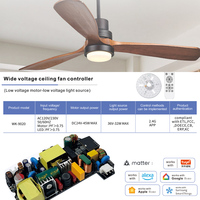 Contrôleur de ventilateur et de lumière BLDC certifié OEM Matter, tension large bande 120V/230V, carte de contrôle par application 2.4G pour marques de ventilateurs et de luminaires, compatible Alexa