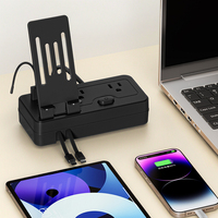 Strip daya Usb kabel ekstensi 2 soket, Strip daya Usb Multi Plug Outlet