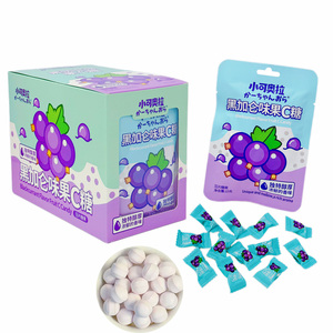 Pastillas de Caramelo sin Azúcar con Sabor a Grosella Negra y Menta, Refrescantes para el Aliento y para Aliviar el Antojos, Snack Informal - Product Image 1