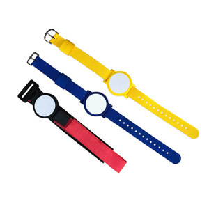 Có thể điều chỉnh thụ động ABS + vải Vòng đeo tay thông minh RFID ban nhạc không thấm nước NFC dây đeo cổ tay giá - Product Image 5