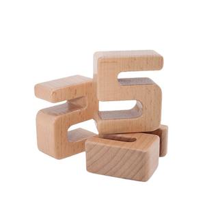 Bloques de números de madera Onshine para niños de 3 a 6 años, juguetes de aprendizaje de matemáticas, juego de bloques de construcción para educación temprana - Product Image 1