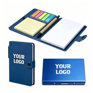 Hot Seller Wholesale Note Pads for Office Business Promo Gift Small <b>Notepad</b> with Self-Adhesive Memo <b>Pen</b> - Product Image 1