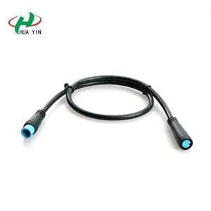 m8 molding type cable connector M8 connector 4 pins low power connector cable for e-bike