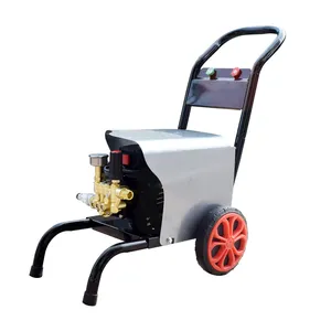 High-efficiency water type adjustment electric high pressure water jet hand push cleaning machine