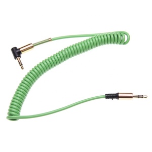 2M Spring Cioled 3.5mm Jack Aux câble Audio mâle à mâle stéréo cordon AUX de voiture pour téléphone casque haut-parleur MP4 - Product Image 2