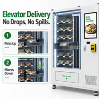 Distributeur automatique de boîtes repas Winnsen, distributeur automatique de boîtes à lunch avec réfrigération en option