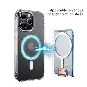 Funda Magnética Estilo Ins con Soporte y Bolsillo para Tarjetas para <span class=keywords><strong>iPhone</strong></span> 17 Pro, Compatible con <span class=keywords><strong>iPhone</strong></span> 17, 16, 15, <span class=keywords><strong>14</strong></span>, 13 - Product Image 1