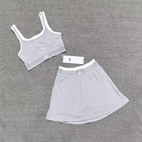 Nouvel ensemble de yoga rayé à séchage rapide pour femme 2026 – Sport, loisirs, anti-choc, course en extérieur, fitness – Ensemble 2 pièces