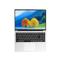 Nouvel ordinateur portable professionnel 16,1 pouces en plastique, vente en gros d'usine, pas cher, Windows 11, Intel 4 cœurs 1,7 GHz, SSD Full HD IPS, caméra anglaise