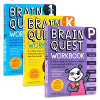 Version anglaise originale du cahier d'exercices Brain Quest, livre d'exercices en anglais pour le développement intellectuel des enfants, modèle BQ-PK1