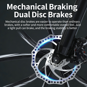 Bicicleta de Montaña de Carreras con Absorción de Impactos de 24/26 Velocidades, Cuadro de Fibra de <span class=keywords><strong>Carbono</strong></span>, Frenos de Disco, Llantas de 26 Pulgadas, Ancho de Llanta de 26*4\", Carga de 160 kg - Product Image 3