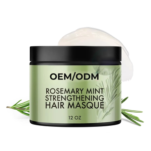 Mascarilla Capilar de Colágeno con Aceite de Argán, Romero y Menta, Mascarilla Fortalecedora para el Cabello, Reparación Profunda, Desintoxicación del Cuero Cabelludo, Tratamiento Capilar, Marca Privada - Product Image 1