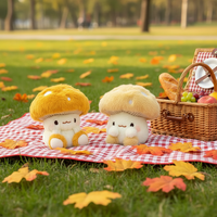 Porte-clés en peluche champignon mignon Kawaii, breloque de sac douce et câline, adorable, vente en gros, personnalisable OEM ODM