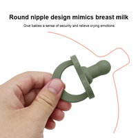 Support Sucette Écologique Design Personnalisé Attache-tétine Boîte de Rangement Housse en Silicone pour Sucette