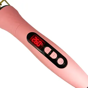 Plancha caliente portátil de 500 grados, plancha de pelo rápida más Popular, rizador de presión, peine caliente eléctrico, hogar privado - Product Image 4