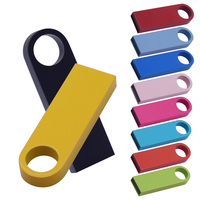 Clé USB miniature en métal personnalisée avec logo, de 4 Go à 64 Go, interface USB 2.0, nouveau produit mignon