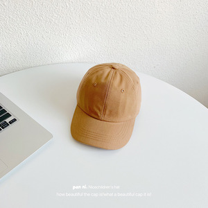 قبعة بيسبول للأطفال من BOTTCOOLA عالية الجودة للبيع بالجملة، مصنوعة من القطن بلون سادة، متعددة الاستخدامات لفصل الصيف، رقيقة بألوان الحلوى للحماية من الشمس - Product Image 6