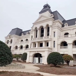 Projet de villa moderne de style européen au Portugal, façade en pierre <span class=keywords><strong>calcaire</strong></span> beige, revêtement mural en pierre <span class=keywords><strong>calcaire</strong></span> polie, texture 3D pour les murs extérieurs et intérieurs - Product Image 3