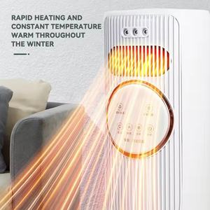 Ventilateur purificateur d'air portable sans pales à 3 vitesses, boîtier en plastique, ventilateur tour électrique de refroidissement et de chauffage pour la maison, le bureau, l'hôtel, avec télécommande - Product Image 3