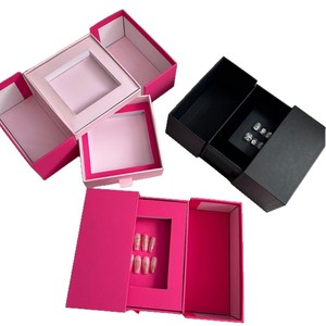 Scatola di Lusso <span class=keywords><strong>per</strong></span> Unghie Finte a Due Strati, Confezione Regalo Personalizzata in Carta Kraft <span class=keywords><strong>per</strong></span> Unghie Artificiali - Product Image 6
