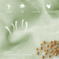 Tissu en lin européen pur à 100 %, extra large 290 cm, certifié OEKO-TEX, pour literie, rideaux, housses de canapé, 160 GSM