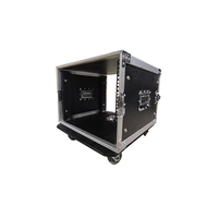 Pro 2-24U Space Push Door AMP Rack Flight Road Case à vendre