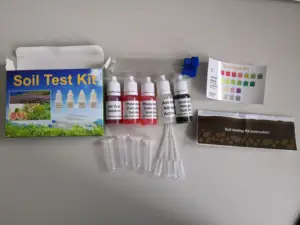 Kit de prueba de pH de suelo, equipo de prueba de tierra para granja de jardinería, proveedor fiable