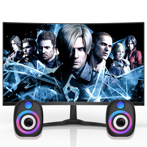 Unique <span class=keywords><strong>Tech</strong></span> Gadgets USB 2.0 Ordinateur Multifonctionnel Parlantes De Musique Filaire Hifi Alimenté Audio Fort 2.0 Usb Ordinateur Portable Haut-Parleur - Product Image 2