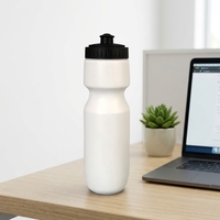 Bouteille d'eau de cyclisme personnalisée en plastique LDPE PE de 700 ml, sans BPA et saine, bouteille d'eau à presser pour vélo, pour les voyages