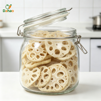 Hoogwaardige groentesnacks BRC HACCP HALAL gecertificeerd vacuüm gefrituurde VF gedroogde knapperige lotuswortelplakjes gedroogde groente