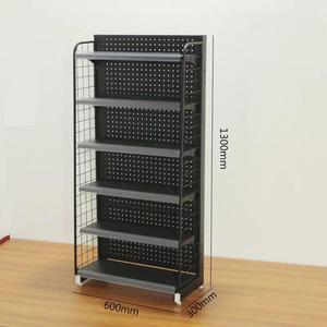 Nhỏ truy cập tiền mặt đăng ký túi thuận tiện cửa hàng đồ ăn nhẹ Kệ thực phẩm nhai kẹo cao su hiển thị siêu thị giá làm bằng kim loại bền - Product Image 4