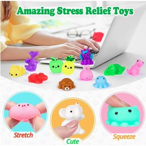 Wholesale 40 Pack Plush Soft <b>Squishy</b> Toys Fidget Stress Reliever for Party Favors Classroom Prizes Custom Logo 14 Plus - Product Image 3