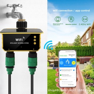 Temporizador de Riego Automático Programable para Exteriores, Resistente al Agua, con Doble Salida, Modo Manual, Controlador de Riego por Goteo para Jardín - Product Image 4