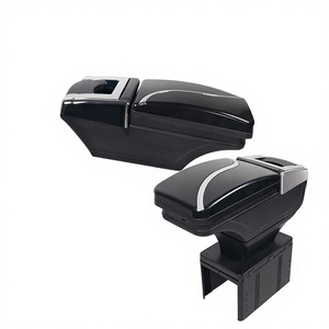 Carfu Nuevo Reposabrazos de Plástico para Coche, Caja de Almacenamiento Central Multifuncional, Sin Perforaciones, Portátil, Venta al por Mayor, Guangdong - Product Image 1